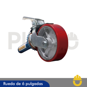 Rueda freno 6"